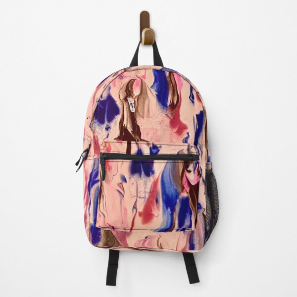 Item preview, Ink wash marbled natural abstract in pink blue and black designed and sold by MarcusPierce.