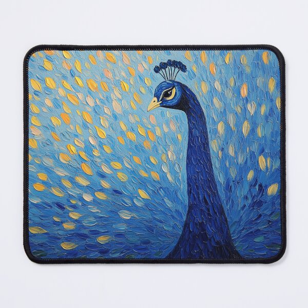 Item preview, peacock | Post-impressionist painting style designed and sold by ComicsFactory.