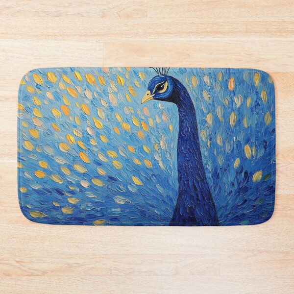Item preview, peacock | Post-impressionist painting style designed and sold by ComicsFactory.