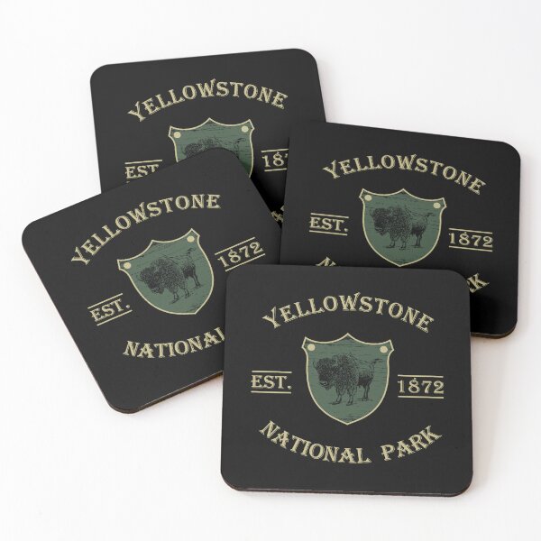 Item preview, Yellowstone National Park vintage travel camping hiking  designed and sold by Alexaltay.