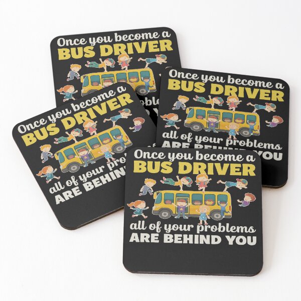 Item preview, Funny Bus Driver Quote with Kids on School Bus designed and sold by MiracleBarto.