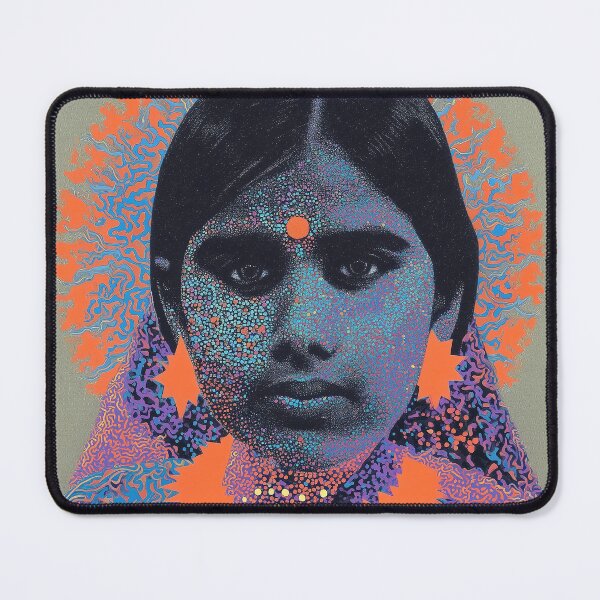 Item preview, Mother Meera Surreal – Vintage Visionary Abstract Art designed and sold by Mystikos Art.