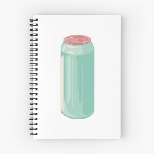 Item preview, Teal Drink Can Pixel Art  designed and sold by pebblepebblepebblepebblepebble.