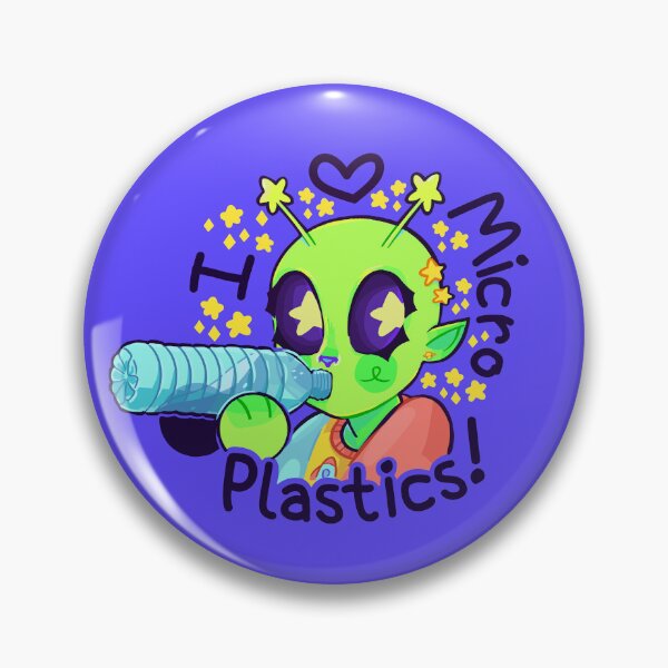 Item preview, I Love Micro Plastics Alien  designed and sold by Leaf-Whimzy.