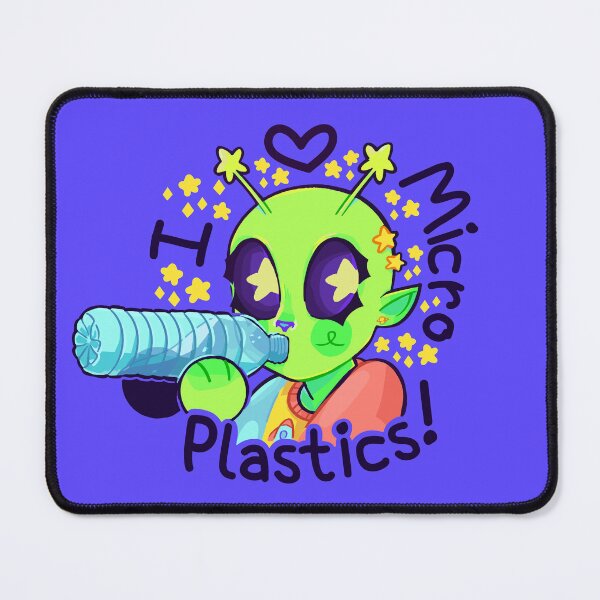 Item preview, I Love Micro Plastics Alien  designed and sold by Leaf-Whimzy.