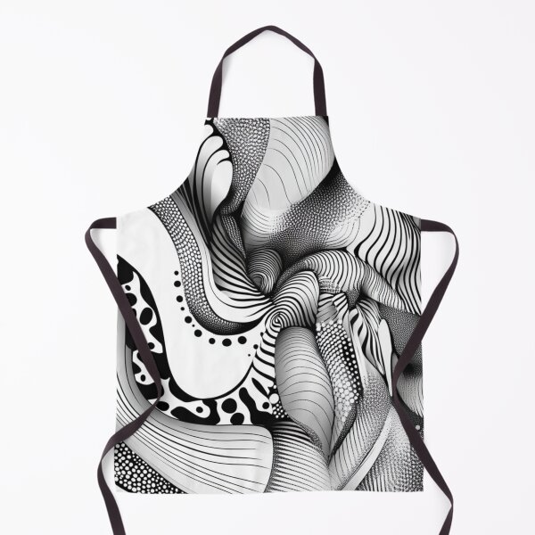 Item preview, abstract art black and white designed and sold by Elite Print Studio.