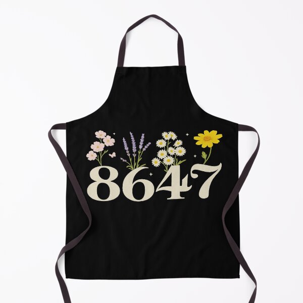 Item preview, Elegant 8647 Number Floral Design with Pastel Flowers designed and sold by AnastasiaBorer.