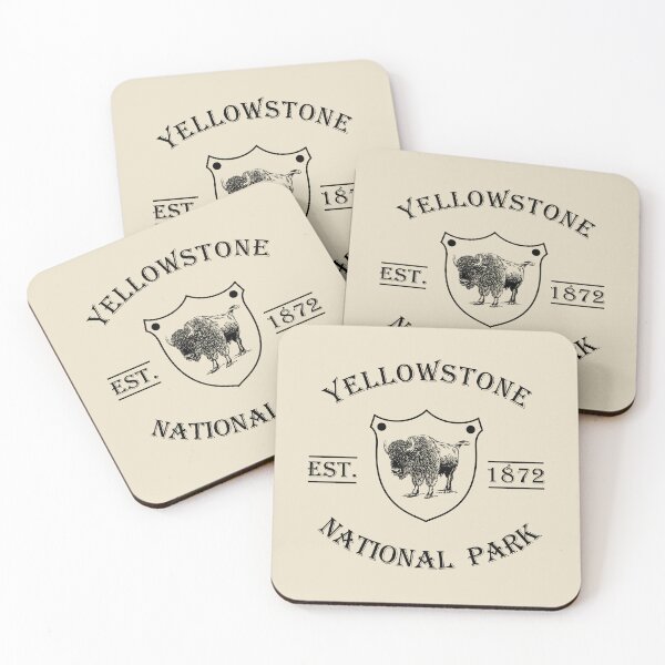 Item preview, Yellowstone National Park vintage travel camping hiking designed and sold by Alexaltay.