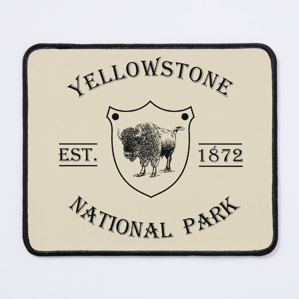 Item preview, Yellowstone National Park vintage travel camping hiking designed and sold by Alexaltay.