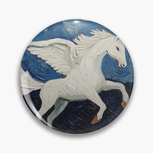 Item preview, Pegasus | Post-impressionist painting style designed and sold by ComicsFactory.