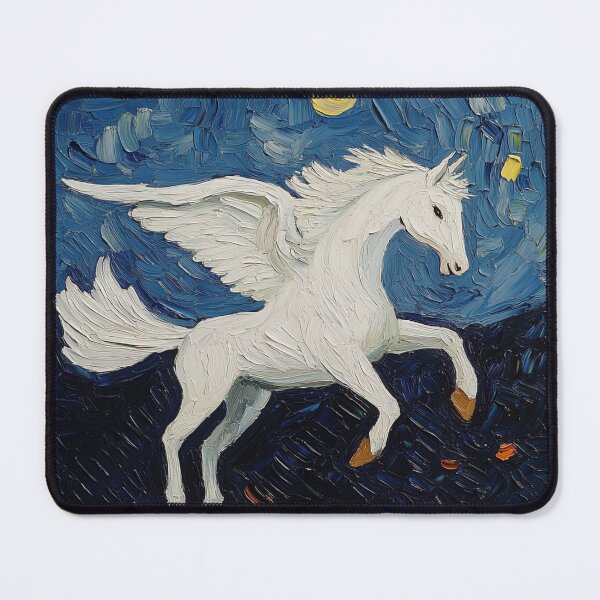 Item preview, Pegasus | Post-impressionist painting style designed and sold by ComicsFactory.