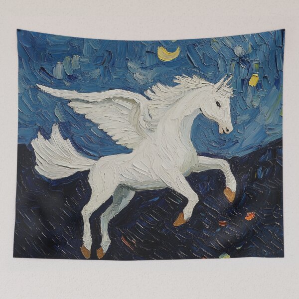 Item preview, Pegasus | Post-impressionist painting style designed and sold by ComicsFactory.