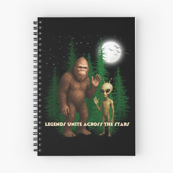 Item preview, Bigfoot and alien designed and sold by MandySJ.