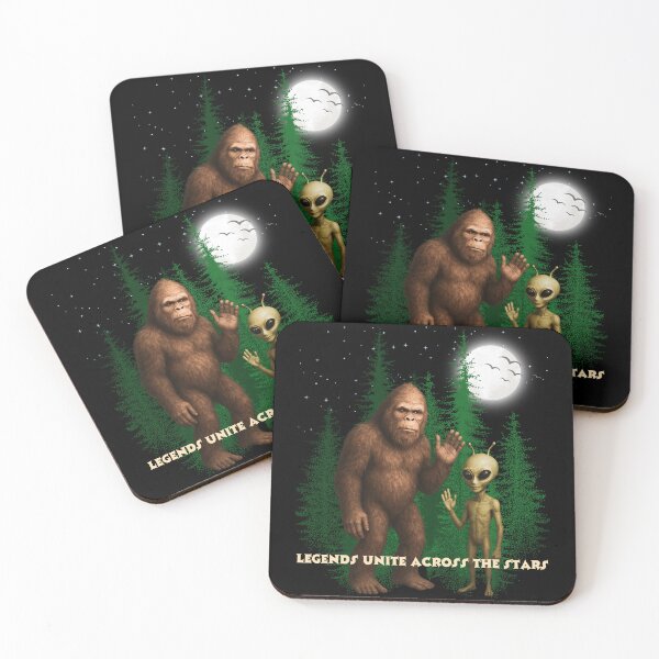 Item preview, Bigfoot and alien designed and sold by MandySJ.