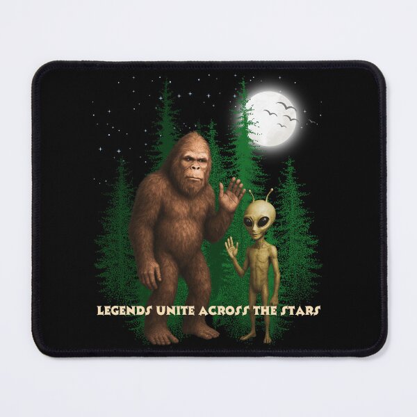 Item preview, Bigfoot and alien designed and sold by MandySJ.
