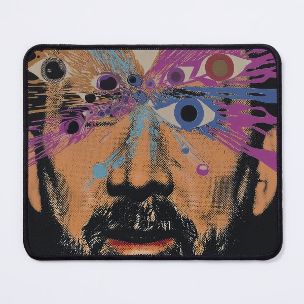 Item preview, Nicolas Cage Surreal Eyes – Vintage Abstract Psychedelic Portrait designed and sold by Mystikos Art.