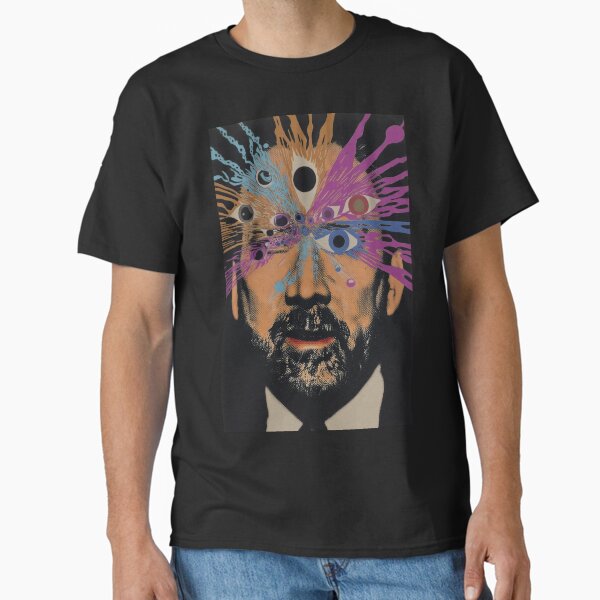 Item preview, Nicolas Cage Surreal Eyes – Vintage Abstract Psychedelic Portrait designed and sold by Mystikos Art.