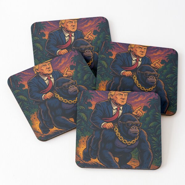 Item preview, Making the Jungle Great Again - Cartoon Trump Meme designed and sold by OfThisType.