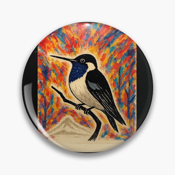 Item preview, Hummingbird beija flor Hillstar-de-garganta-azul Oreotrochilus cyanolaemus #5 designed and sold by Helios Be. Lavsh.