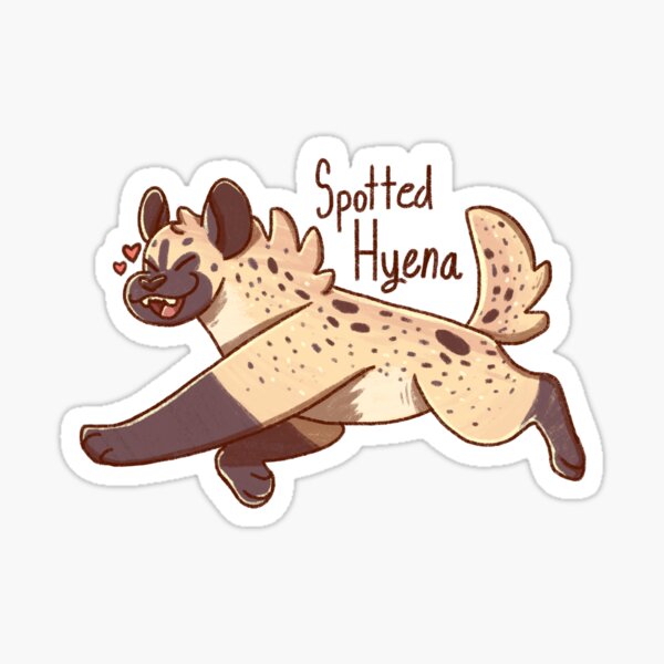 Item preview, Cute Spotted hyena  designed and sold by StudioMaky.