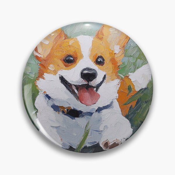 Item preview, Pembroke Welsh Corgi | Post-impressionist painting style designed and sold by ComicsFactory.