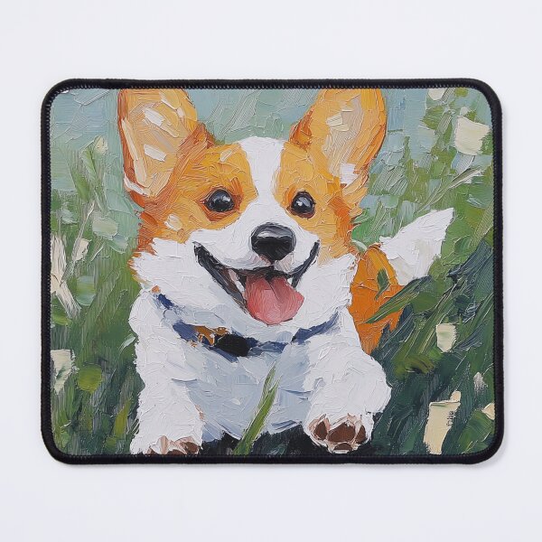 Item preview, Pembroke Welsh Corgi | Post-impressionist painting style designed and sold by ComicsFactory.