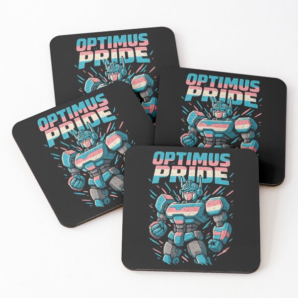 Item preview, Optimus Pride – Trans Mech Power (Inspired by Benjo) designed and sold by TrashCultSupply.