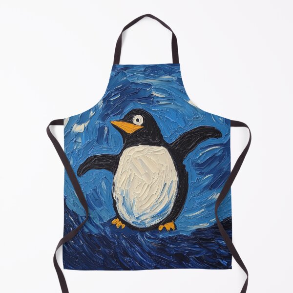 Item preview, Penguin | Post-impressionist painting style designed and sold by ComicsFactory.