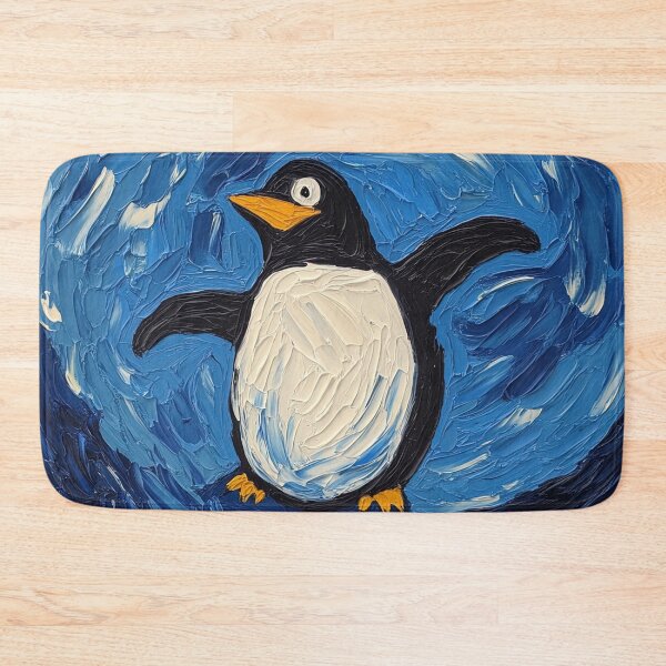 Item preview, Penguin | Post-impressionist painting style designed and sold by ComicsFactory.