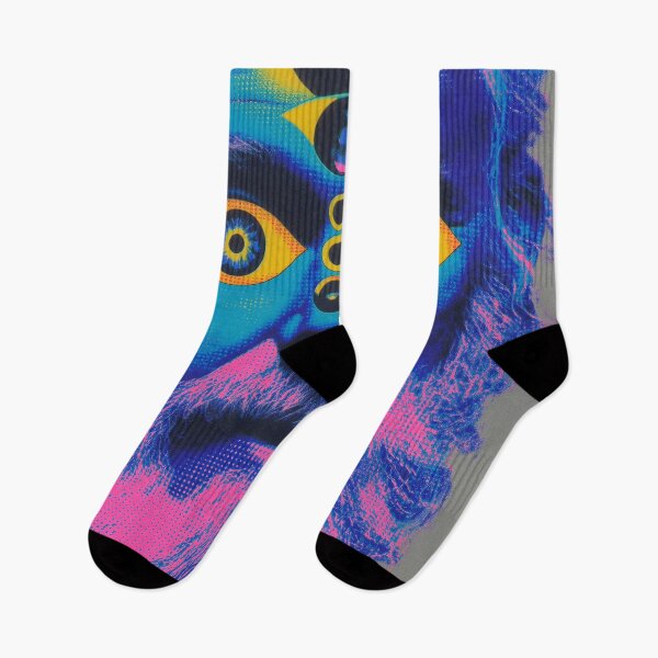 Item preview, Surreal Third Eye Guru – Vintage Visionary Abstract Poster designed and sold by Mystikos Art.