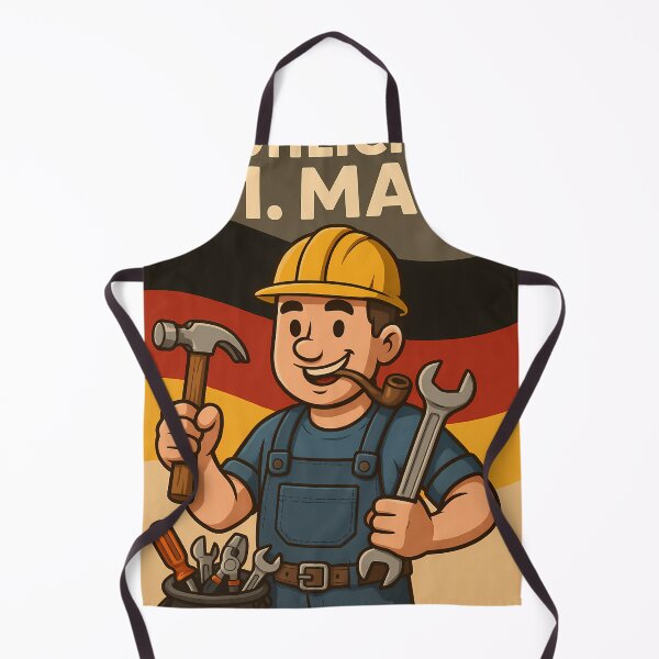 Item preview, Happy May Day – Cartoon Worker Design designed and sold by PixelForge.com.de.