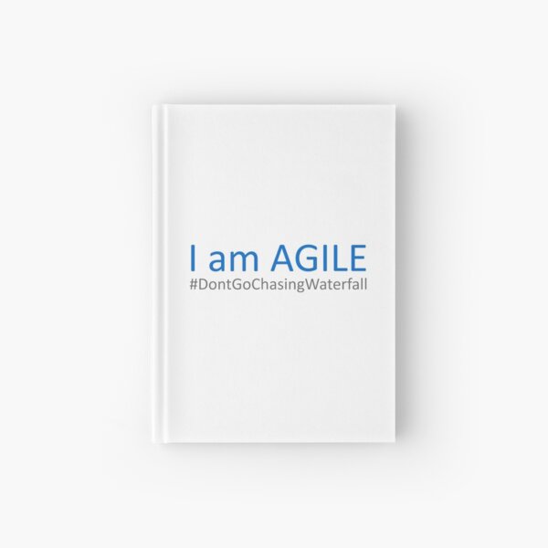 Agile vs Waterfall Development Hardcover Journal