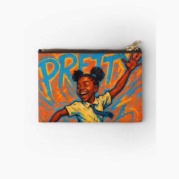 Item preview, Black Girl Dancing Street Art Poster – Pretty Swing Jazz Celebration Print designed and sold by AbstractAuraArt.