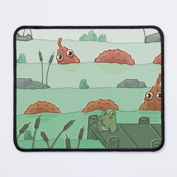 Item preview, frog’s gone fishing designed and sold by Leaf-Whimzy.
