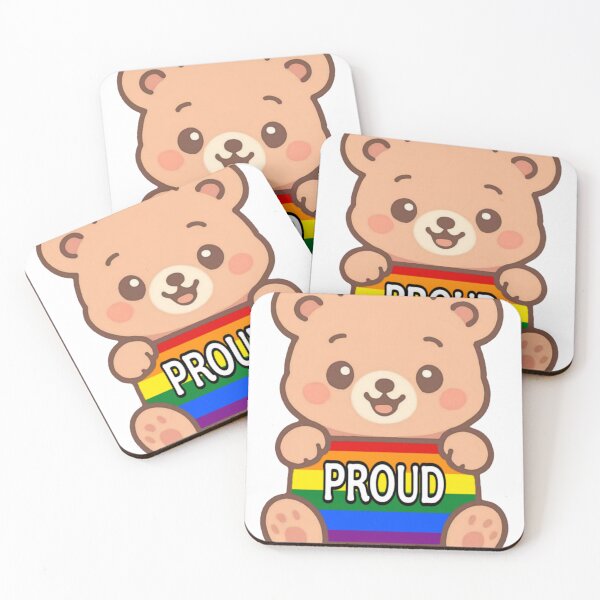 Item preview, Gay Pride Teddy Bear  designed and sold by PagonDragon.