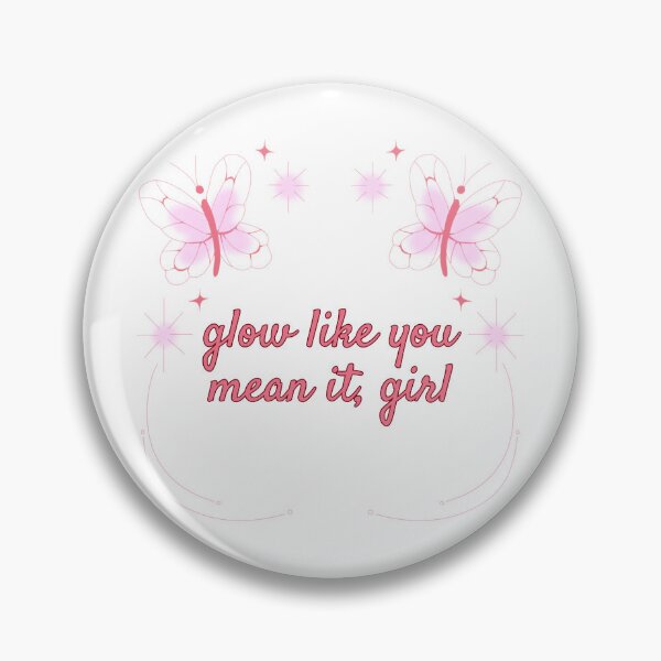 Item preview, glow like you mean it ~ cute pink sparkle & butterfly aesthetic designed and sold by The Romantics Atelier.