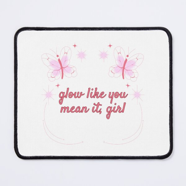 Item preview, glow like you mean it ~ cute pink sparkle & butterfly aesthetic designed and sold by The Romantics Atelier.