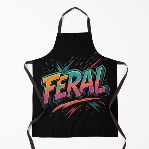 Item preview, FERAL – Loud Letters for a Loud Generation designed and sold by TrashCultSupply.