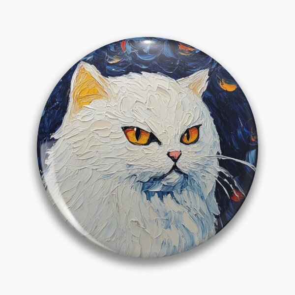 Item preview, Persian cat | Post-impressionist painting style designed and sold by ComicsFactory.