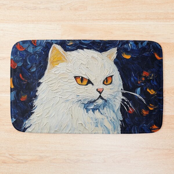Item preview, Persian cat | Post-impressionist painting style designed and sold by ComicsFactory.