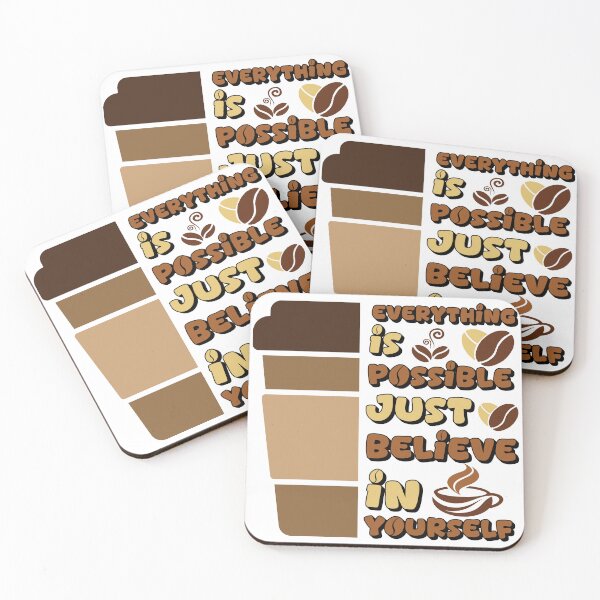 Item preview, Brewed Confidence | Caffeinated Belief designed and sold by Suldaanstyle.
