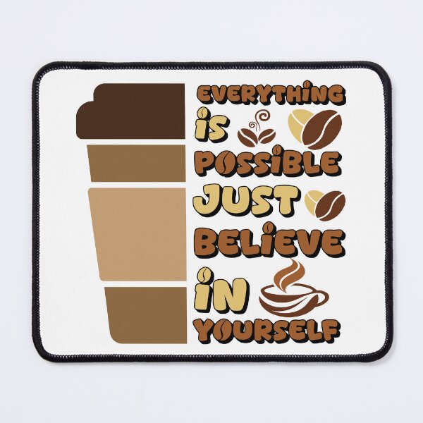 Item preview, Brewed Confidence | Caffeinated Belief designed and sold by Suldaanstyle.