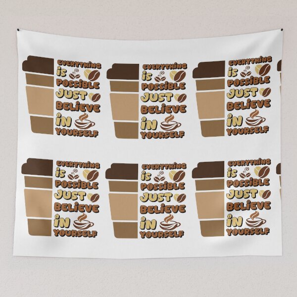 Item preview, Brewed Confidence | Caffeinated Belief designed and sold by Suldaanstyle.