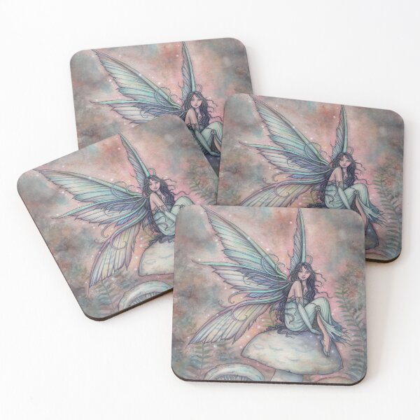 Item preview, Luna's Rest Fairy Fantasy Watercolor Artwork by Molly Harrison designed and sold by Molly  Harrison.