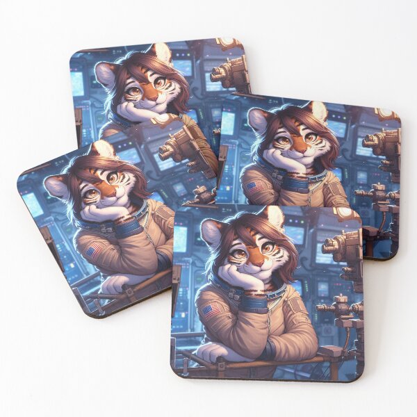 Item preview, The Quiet Tiger Repair Tech designed and sold by nikkolaus.