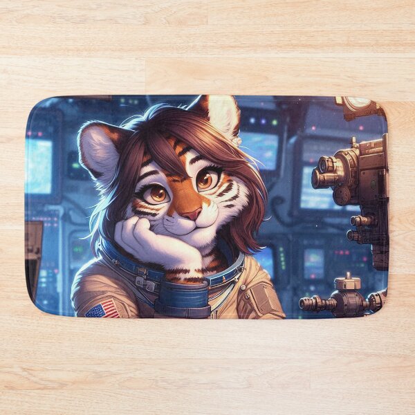 Item preview, The Quiet Tiger Repair Tech designed and sold by nikkolaus.