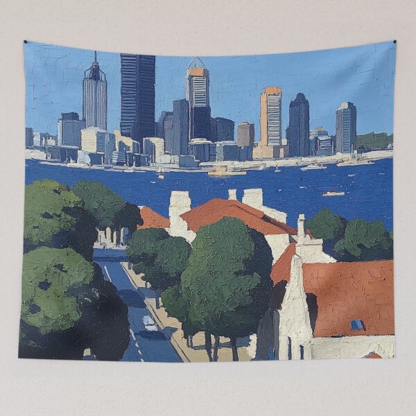 Item preview, Perth | Post-impressionist painting style designed and sold by ComicsFactory.