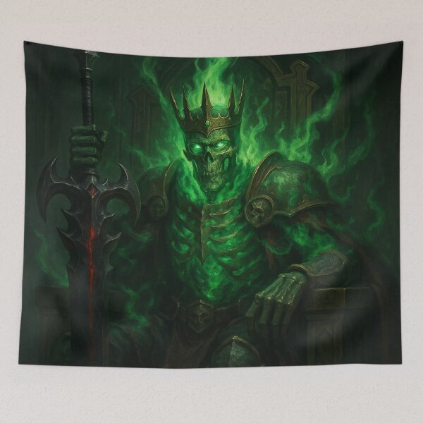 Item preview, Skeleton King on Throne designed and sold by cottoncode.
