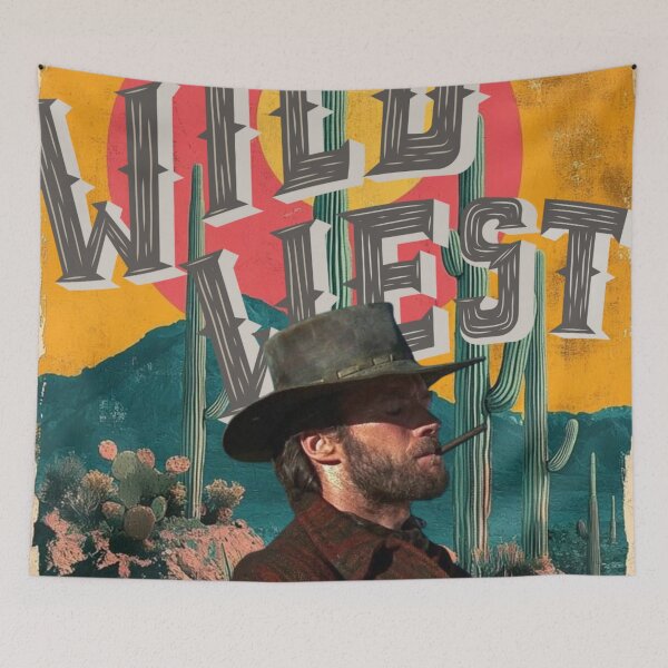 Item preview, Clint Eastwood colorful frames from the wild west designed and sold by Galactic Birds.