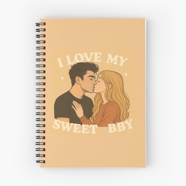 Item preview, Sweet Bby Kiss - Cartoon Couple Love Romance Art designed and sold by VA Design.